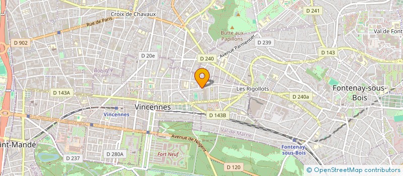 localisation de l'entreprise LALLA-VTC à VINCENNES