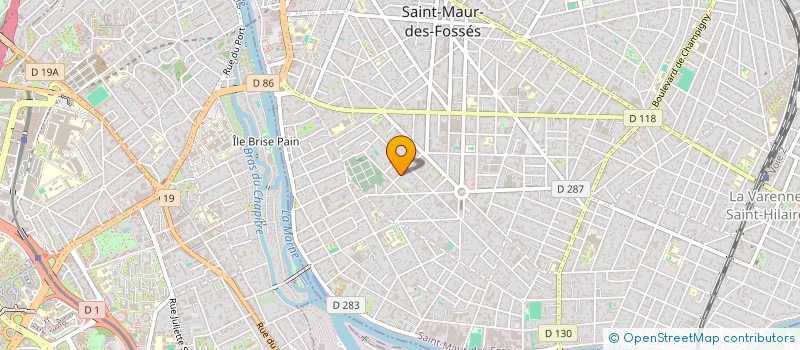 localisation de l'entreprise LALLALI PATRIMOINE à SAINT-MAUR-DES-FOSSES