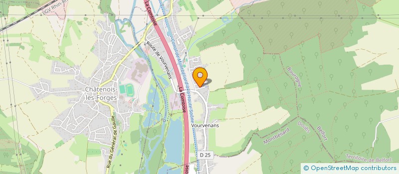 localisation de l'entreprise LALLANVERT  DORANS