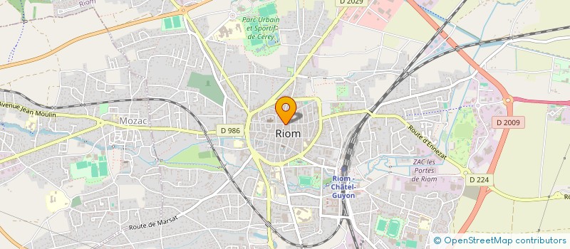 localisation de l'entreprise LALLE IMMOBILIER  RIOM