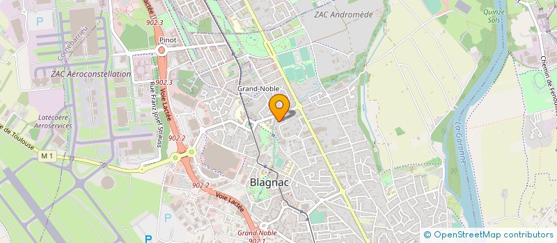 localisation de l'entreprise LALLEMAND ANIMAL NUTRITION à BLAGNAC