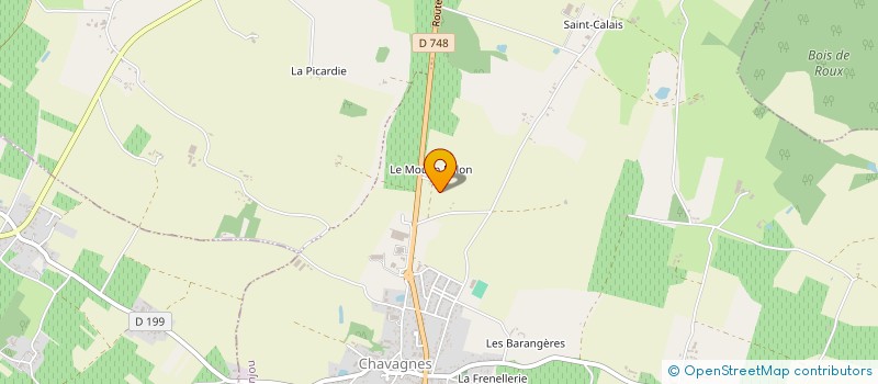 localisation de l'entreprise LALLEMAND COUVERTURE  TERRANJOU