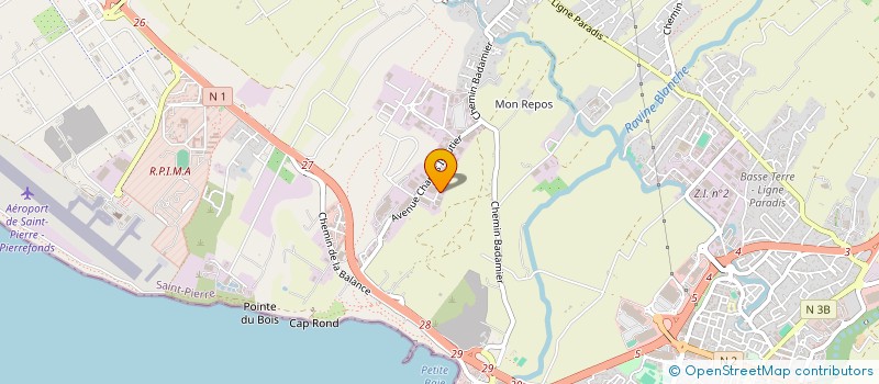 localisation de l'entreprise LALLEMAND & DAMBREVILLE à SAINT-PIERRE