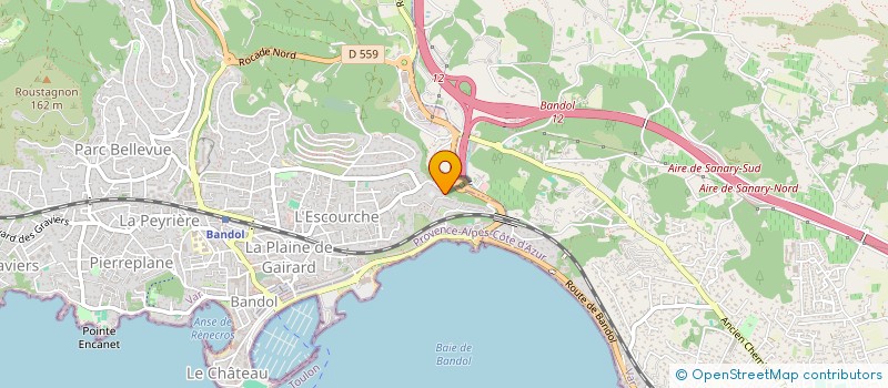 localisation de l'entreprise LALLEMAND INDIVISION à BANDOL