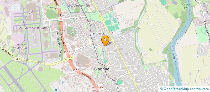 localisation de l'entreprise LALLEMAND SPECIALTY CULTURES  BLAGNAC