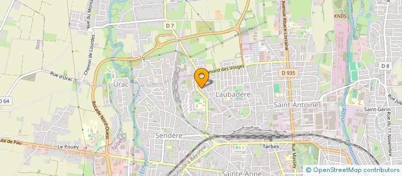 localisation de l'entreprise LALLEMENT FRERES  TARBES