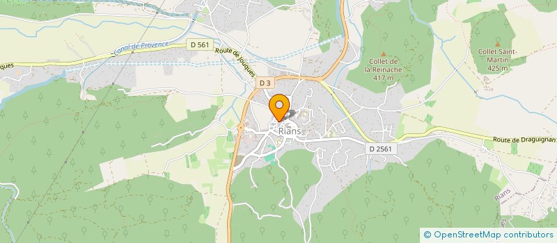 localisation de l'entreprise LALLIANCE  RIANS