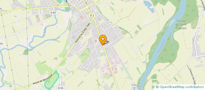 localisation de l'entreprise LALLIAS - LAMOUROUX  GRENADE