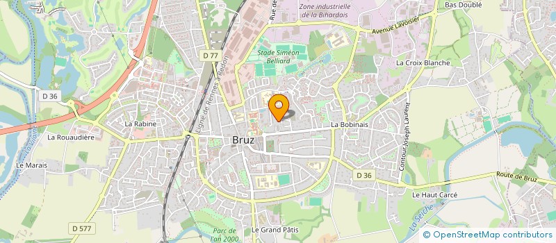 localisation de l'entreprise LALLOUET - DUPEYRE  BRUZ