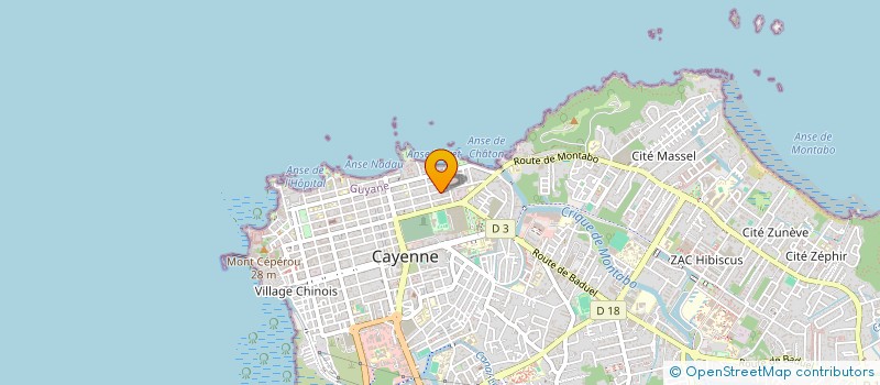 localisation de l'entreprise LALLOUPRO  CAYENNE