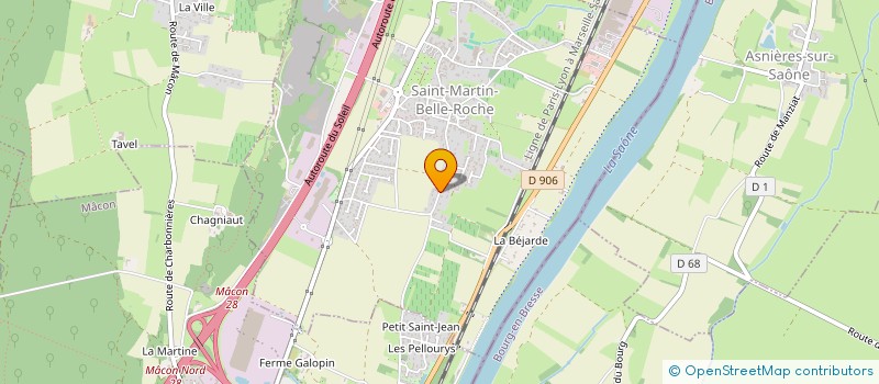 localisation de l'entreprise LALMAX  SAINT-MARTIN-BELLE-ROCHE