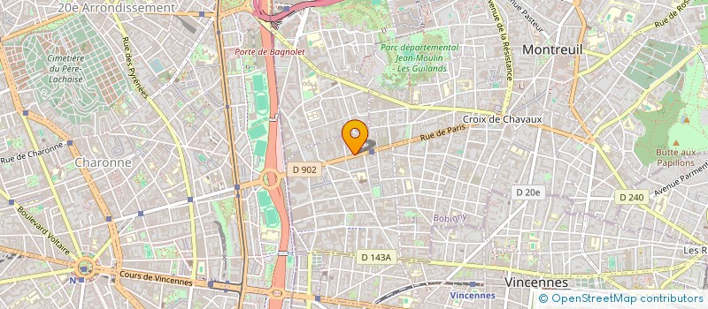 localisation de l'entreprise LALMI & CIE à MONTREUIL