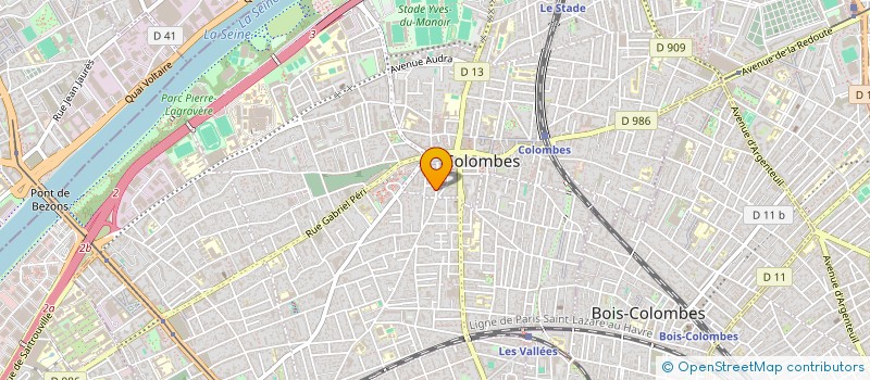 localisation de l'entreprise LALO  COLOMBES