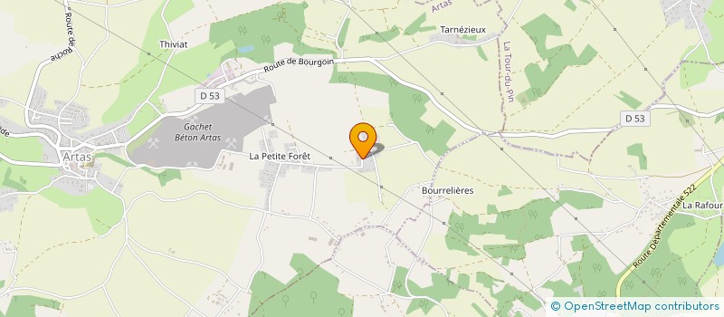 localisation de l'entreprise LALOCA  ARTAS