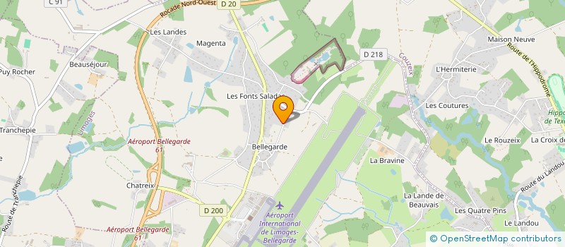 localisation de l'entreprise LALOCALE AUTOMOBILES à LIMOGES