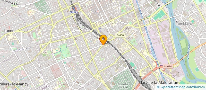 localisation de l'entreprise LALOI  NANCY