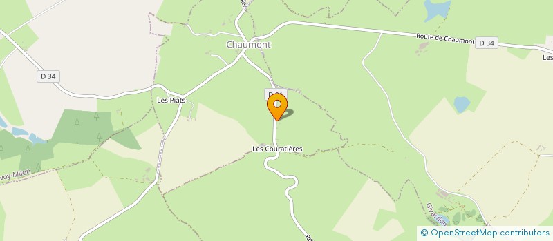 localisation de l'entreprise LALOU ET SES 4 PATTES à CHAUMONT