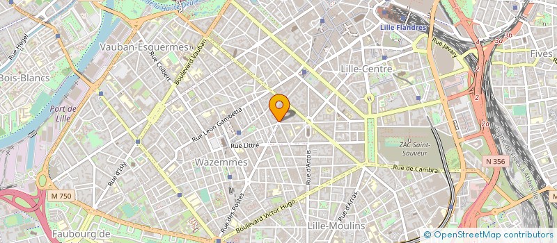 localisation de l'entreprise LALOU+LEBEC à LILLE