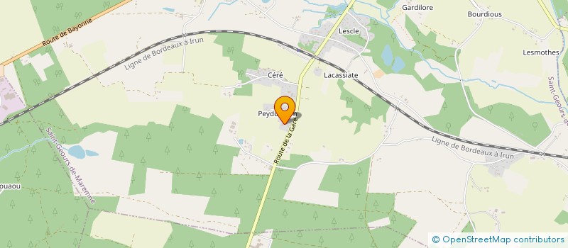 localisation de l'entreprise LALOUBERNET à SAINT-GEOURS-DE-MAREMNE