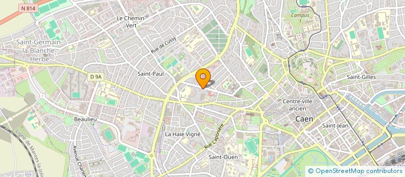 localisation de l'entreprise LALOULINE à CAEN
