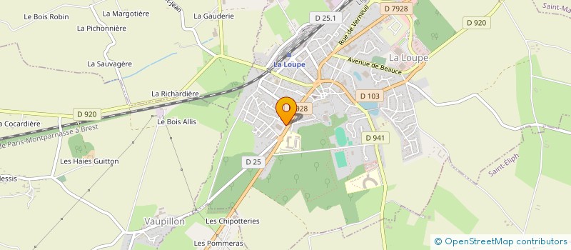 localisation de l'entreprise LALOUPOP à LA LOUPE