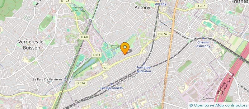 localisation de l'entreprise LALOUS DIETETIQUE à ANTONY