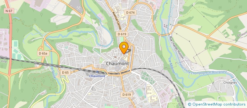 localisation de l'entreprise LALOUT à CHAUMONT