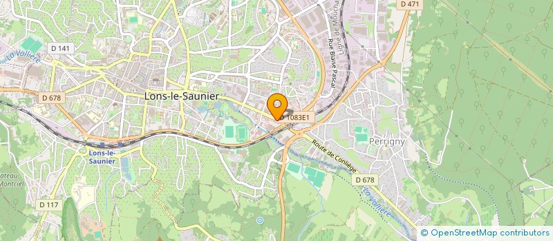 localisation de l'entreprise LALOUTHYS  LONS-LE-SAUNIER