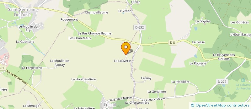 localisation de l'entreprise LALOUVERIE à LOISAIL