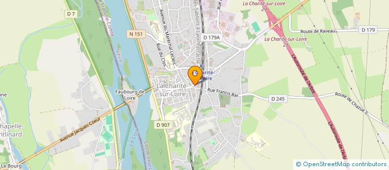 localisation de l'entreprise LALOY MALUS à LA CHARITE-SUR-LOIRE