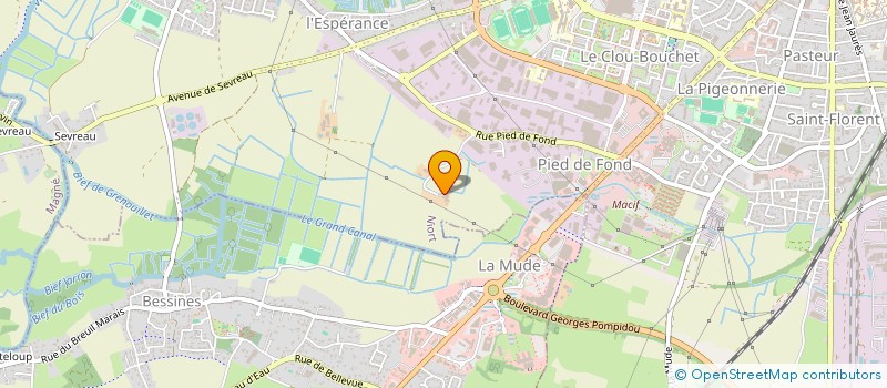 localisation de l'entreprise LALU STEPHANE  NIORT