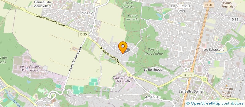 localisation de l'entreprise LALUDE  NOZAY