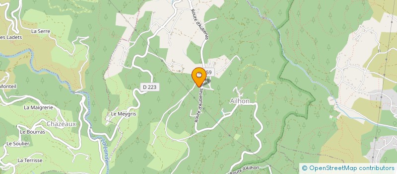 localisation de l'entreprise LALUJOM  SAINTE-FOY-TARENTAISE