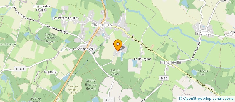 localisation de l'entreprise LALULI  CHAUMERGY