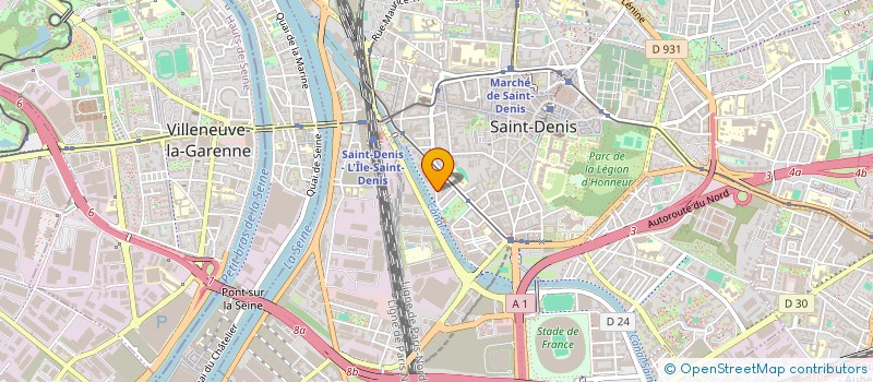 localisation de l'entreprise LALUNA à SAINT-DENIS