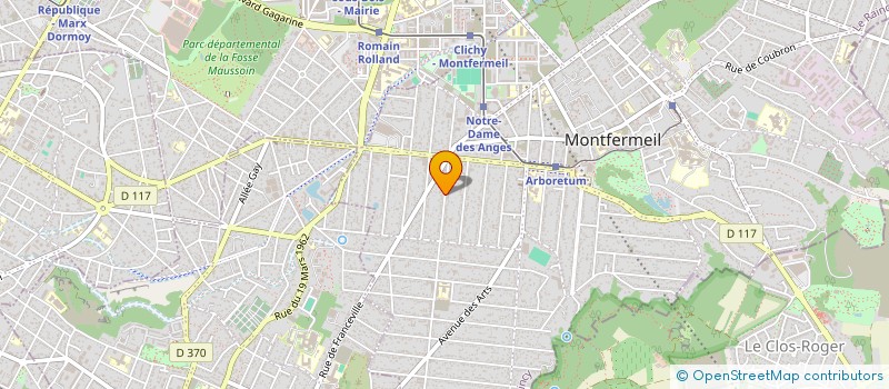 localisation de l'entreprise LALUNA à MONTFERMEIL