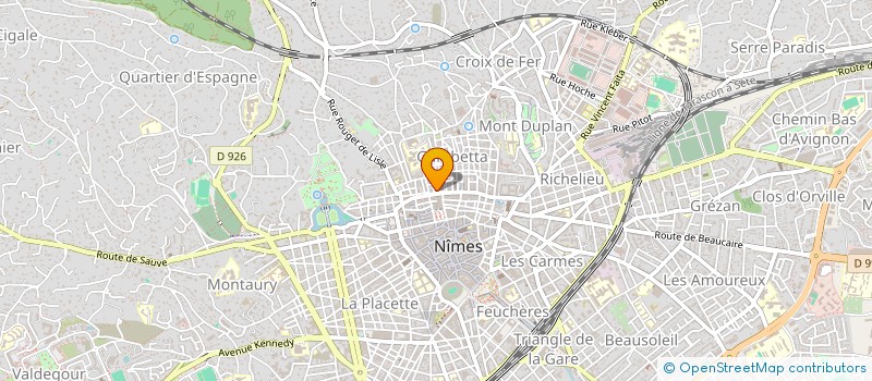 localisation de l'entreprise LALUNETTE à NIMES