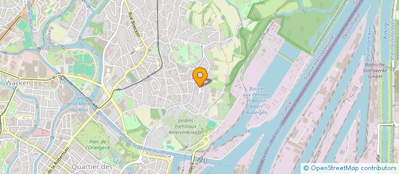 localisation de l'entreprise LALUSSI à STRASBOURG