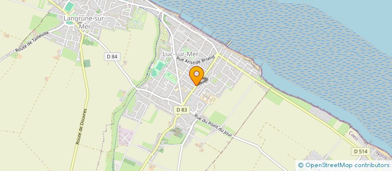 localisation de l'entreprise LALUTINEDELORME  LUC-SUR-MER