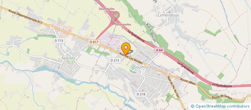 localisation de l'entreprise LALY à SOUMOULOU