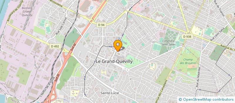 localisation de l'entreprise LALY  LE GRAND-QUEVILLY