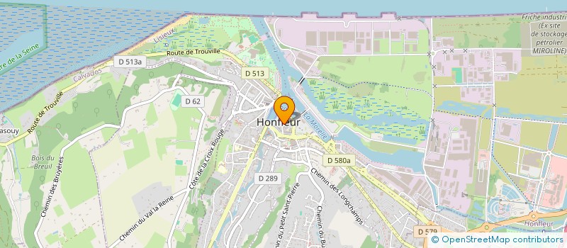 localisation de l'entreprise LALY à HONFLEUR