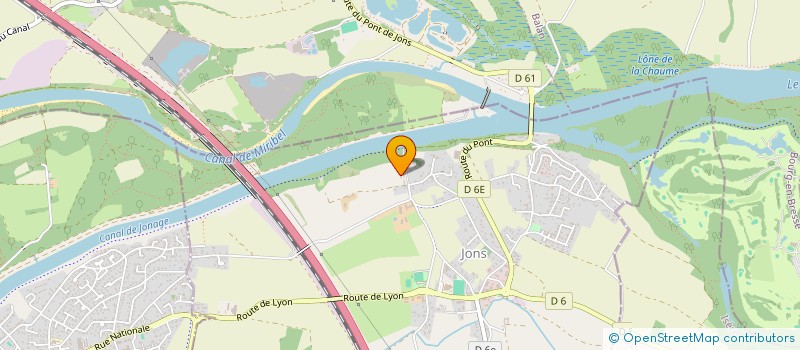 localisation de l'entreprise LALY  JONS