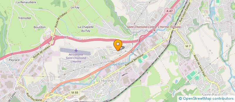 localisation de l'entreprise LALY M  L'HORME