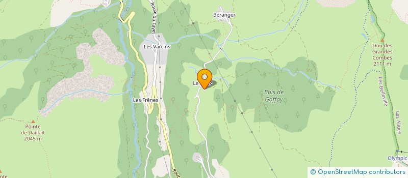 localisation de l'entreprise LALYBI'RAID  LES BELLEVILLE