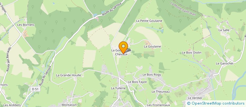 localisation de l'entreprise LAM  MOTTE-SAINT-JEAN (LA)