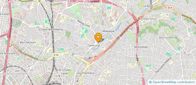 localisation de l'entreprise LAM à MARSEILLE