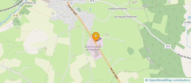 localisation de l'entreprise LAM 53  MONTSURS