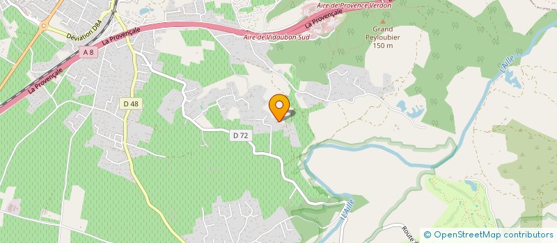 localisation de l'entreprise LAM  VIDAUBAN