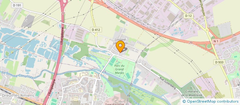 localisation de l'entreprise LAM à AMIENS